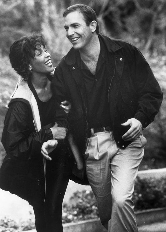 Whitney Houston starred with Kevin Costner in The Bodyguard.